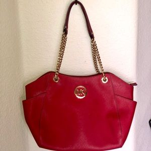 Micheal Kors cherry red purse